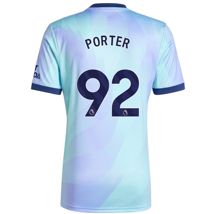 Danxen Dame Jack Porter #92 Aqua Tredje Sett Drakt Trøye 2024/25 Skjorter T-Skjorte