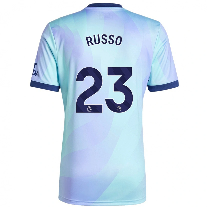 Danxen Dame Alessia Russo #23 Aqua Tredje Sett Drakt Trøye 2024/25 Skjorter T-Skjorte