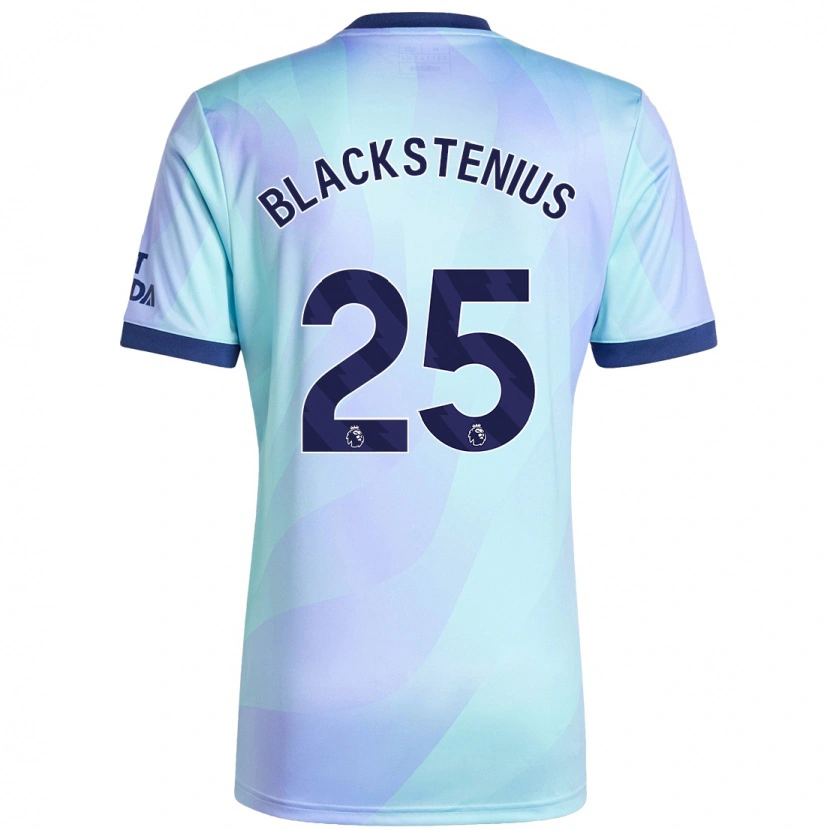 Danxen Dame Stina Blackstenius #25 Aqua Tredje Sett Drakt Trøye 2024/25 Skjorter T-Skjorte