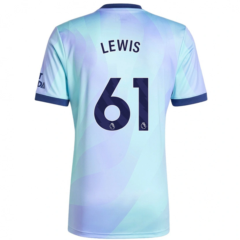 Danxen Dame George Lewis #61 Aqua Tredje Sett Drakt Trøye 2024/25 Skjorter T-Skjorte