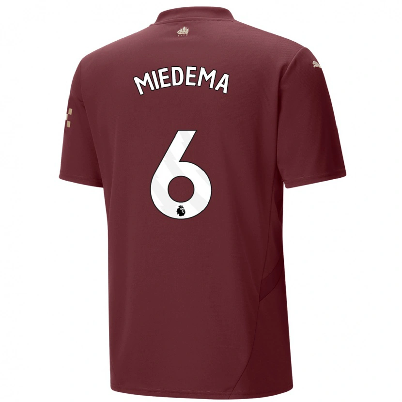 Danxen Dame Vivianne Miedema #6 Rødbrun Tredje Sett Drakt Trøye 2024/25 Skjorter T-Skjorte