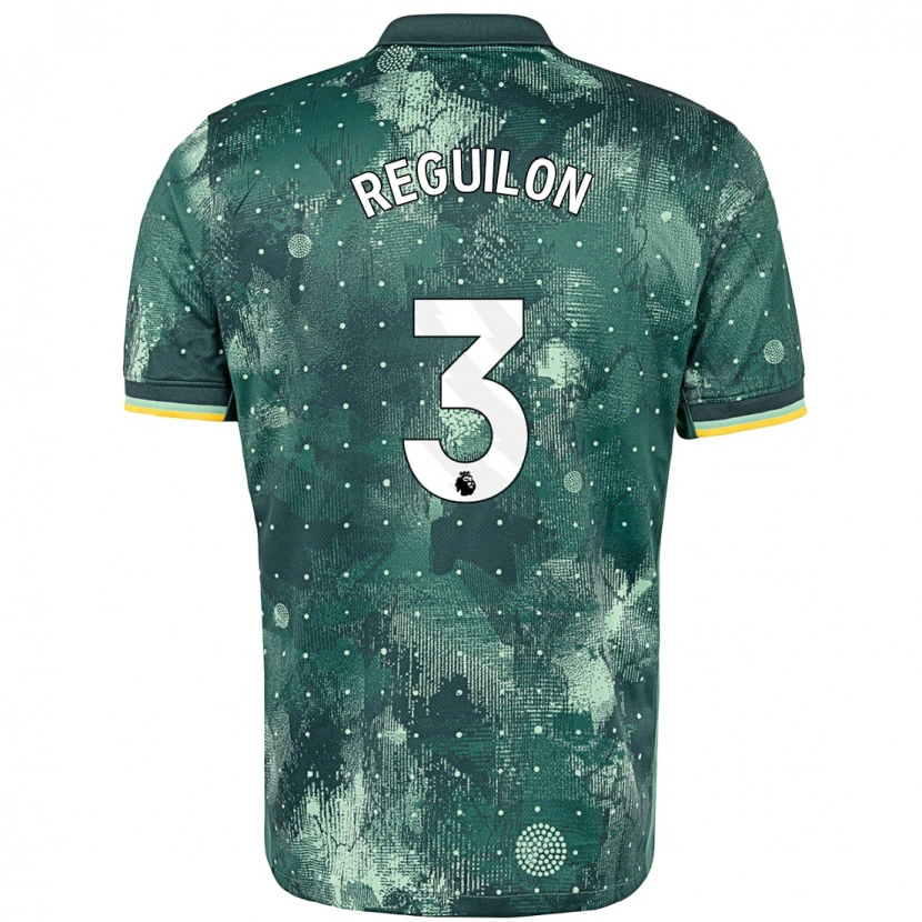 Danxen Dame Sergio Reguilón #3 Mintgrønn Tredje Sett Drakt Trøye 2024/25 Skjorter T-Skjorte
