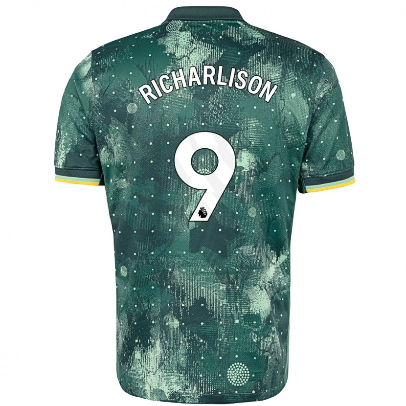 Danxen Dame Richarlison #9 Mintgrønn Tredje Sett Drakt Trøye 2024/25 Skjorter T-Skjorte