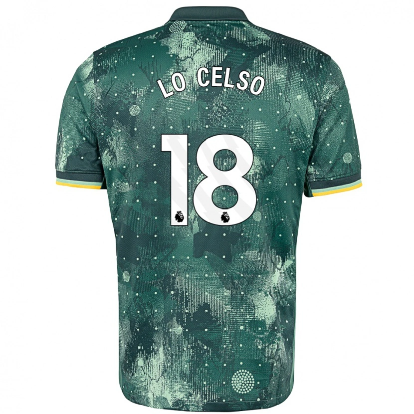 Danxen Dame Giovani Lo Celso #20 Mintgrønn Tredje Sett Drakt Trøye 2024/25 Skjorter T-Skjorte