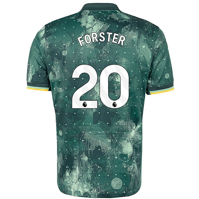 Danxen Dame Fraser Forster #20 Mintgrønn Tredje Sett Drakt Trøye 2024/25 Skjorter T-Skjorte