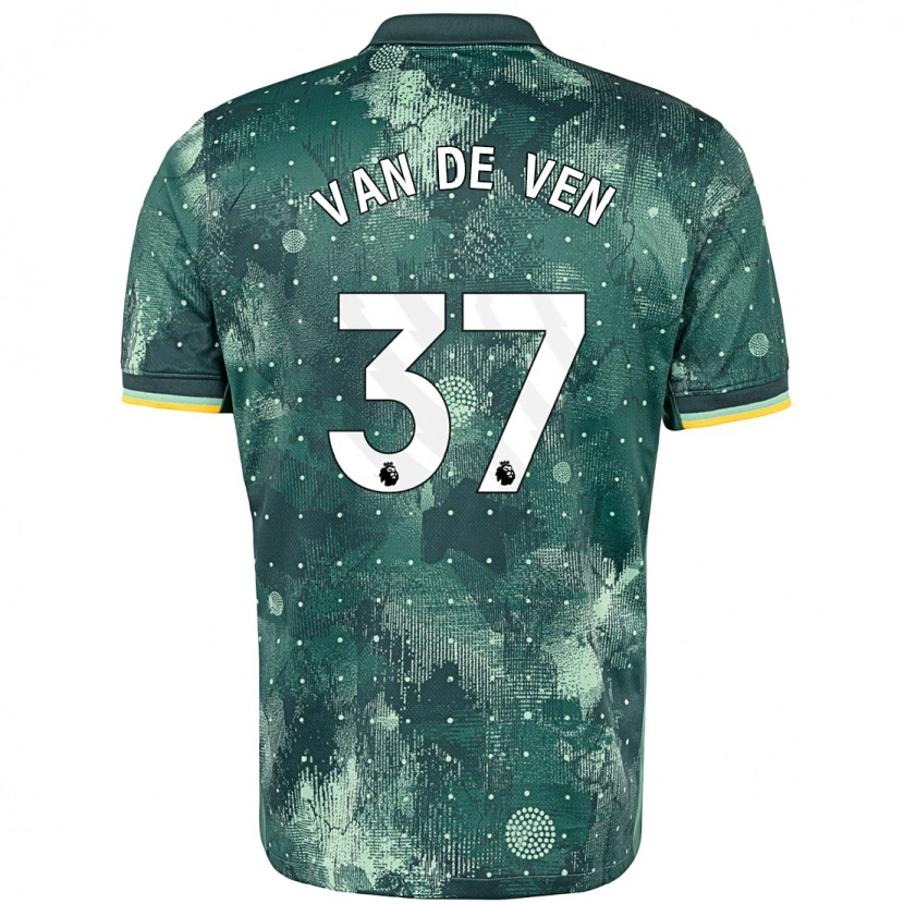 Danxen Dame Micky Van De Ven #37 Mintgrønn Tredje Sett Drakt Trøye 2024/25 Skjorter T-Skjorte