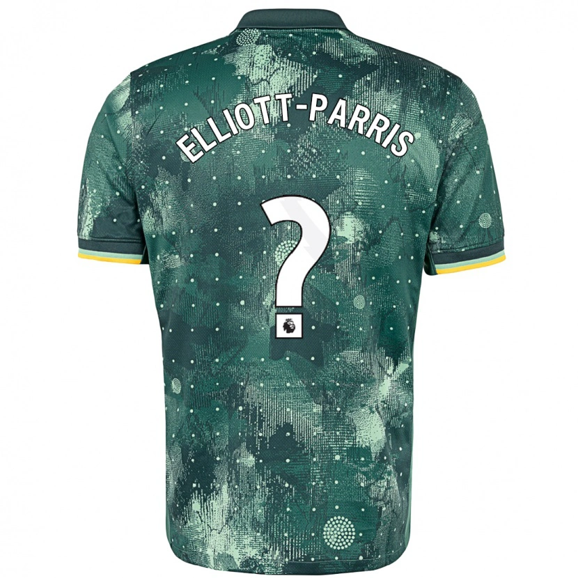Danxen Dame Reiss Elliott-Parris #0 Mintgrønn Tredje Sett Drakt Trøye 2024/25 Skjorter T-Skjorte