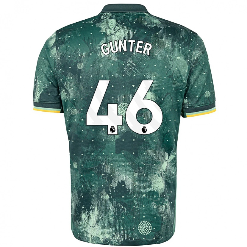 Danxen Dame Luca Gunter #46 Mintgrønn Tredje Sett Drakt Trøye 2024/25 Skjorter T-Skjorte