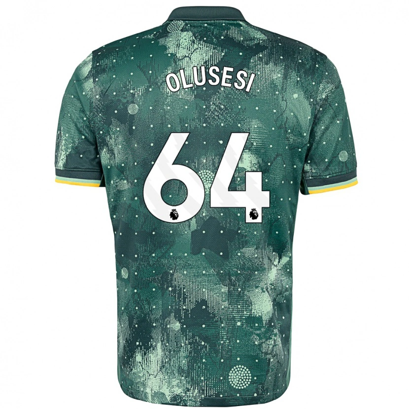 Danxen Dame Callum Olusesi #64 Mintgrønn Tredje Sett Drakt Trøye 2024/25 Skjorter T-Skjorte