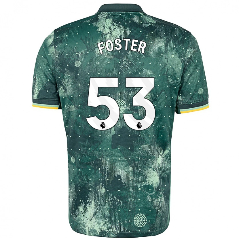Danxen Dame Brooklyn Lyons-Foster #53 Mintgrønn Tredje Sett Drakt Trøye 2024/25 Skjorter T-Skjorte