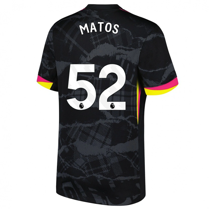 Danxen Dame Alex Matos #52 Svart Rosa Tredje Sett Drakt Trøye 2024/25 Skjorter T-Skjorte
