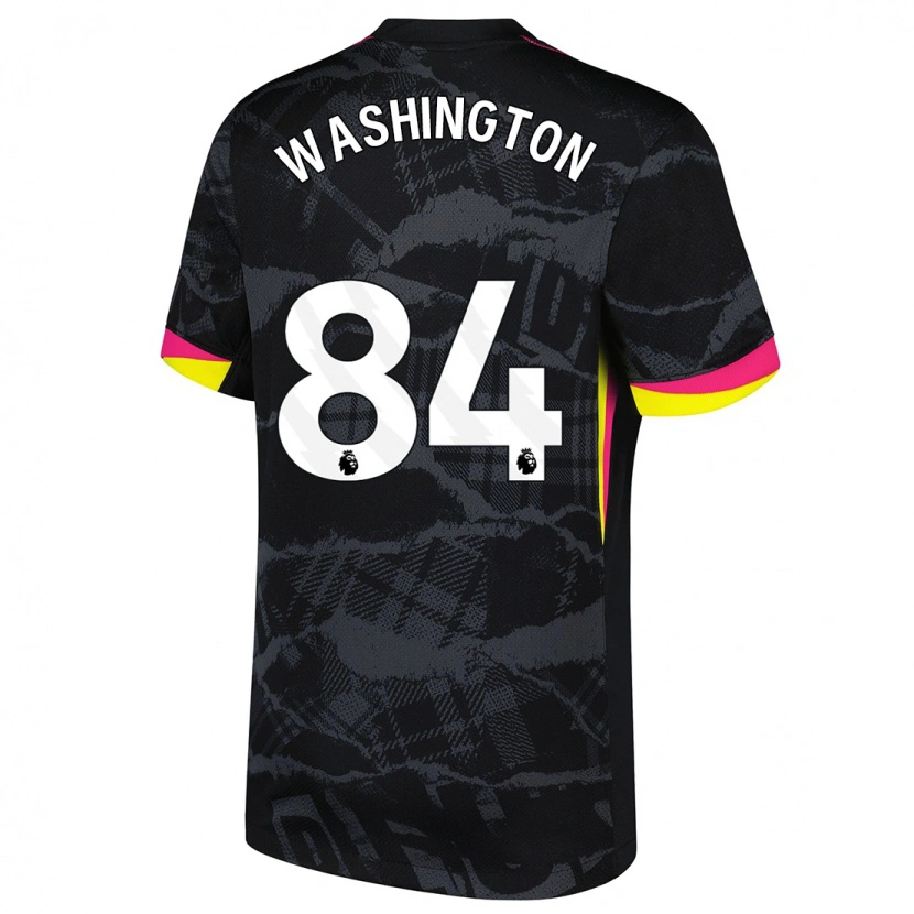 Danxen Dame Marcell Washington #84 Svart Rosa Tredje Sett Drakt Trøye 2024/25 Skjorter T-Skjorte