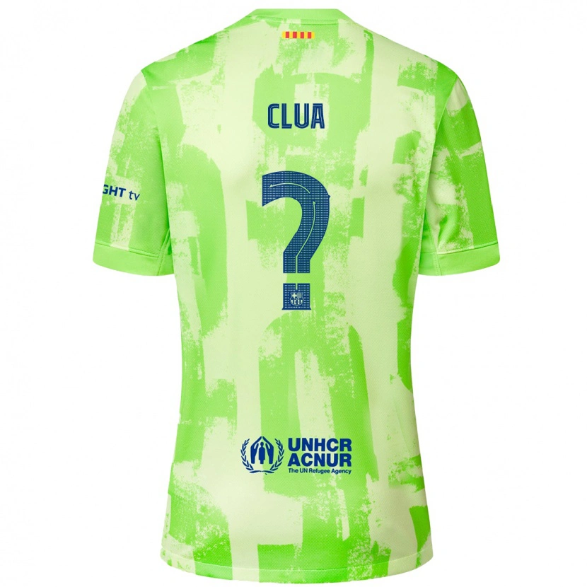 Danxen Dame Genís Clua #0 Lime Tredje Sett Drakt Trøye 2024/25 Skjorter T-Skjorte