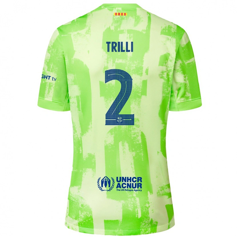 Danxen Dame Trilli #2 Lime Tredje Sett Drakt Trøye 2024/25 Skjorter T-Skjorte