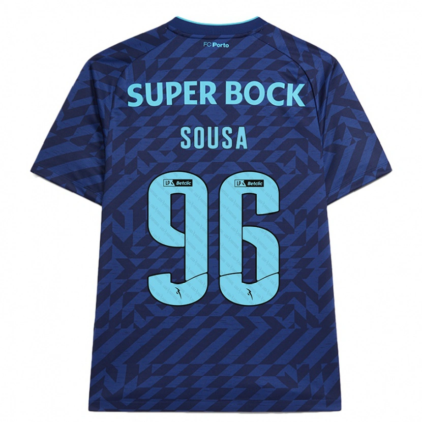 Danxen Dame Filipe Sousa #96 Marineblå Tredje Sett Drakt Trøye 2024/25 Skjorter T-Skjorte