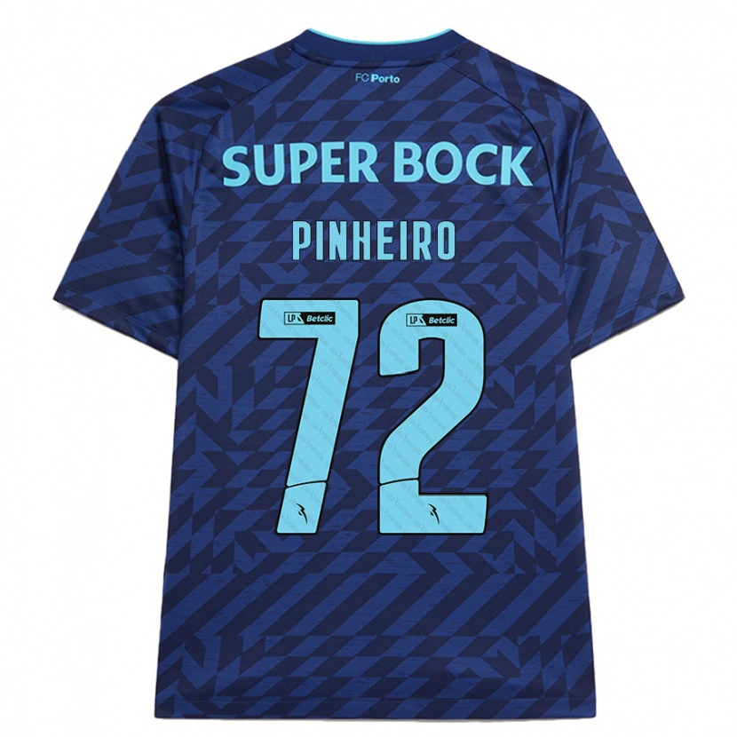Danxen Dame Rodrigo Pinheiro #72 Marineblå Tredje Sett Drakt Trøye 2024/25 Skjorter T-Skjorte