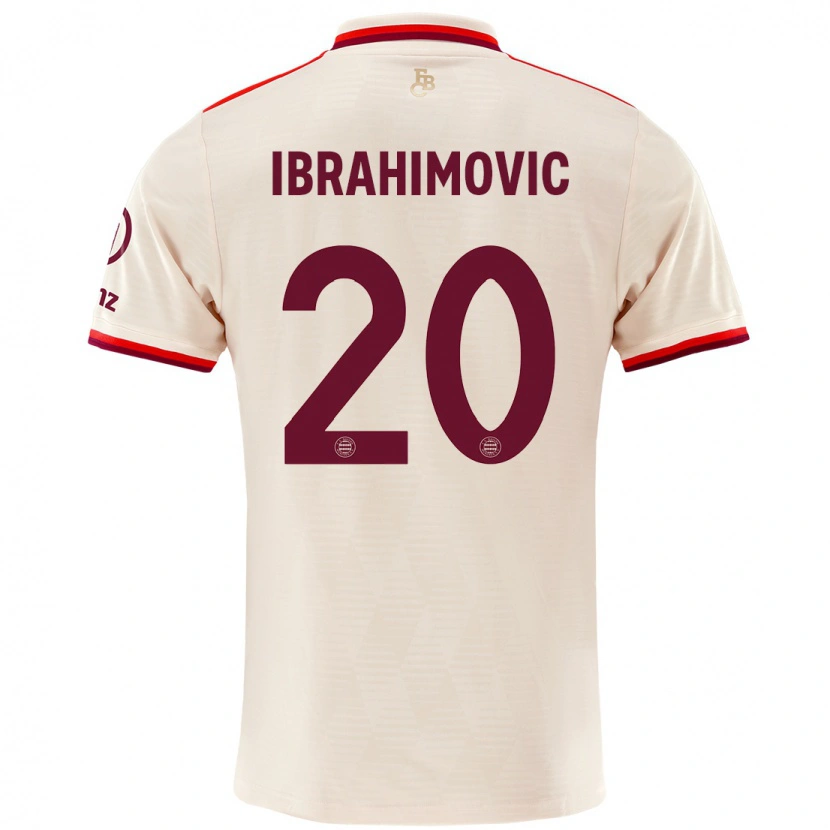 Danxen Dame Arijon Ibrahimovic #20 Sengetøy Tredje Sett Drakt Trøye 2024/25 Skjorter T-Skjorte