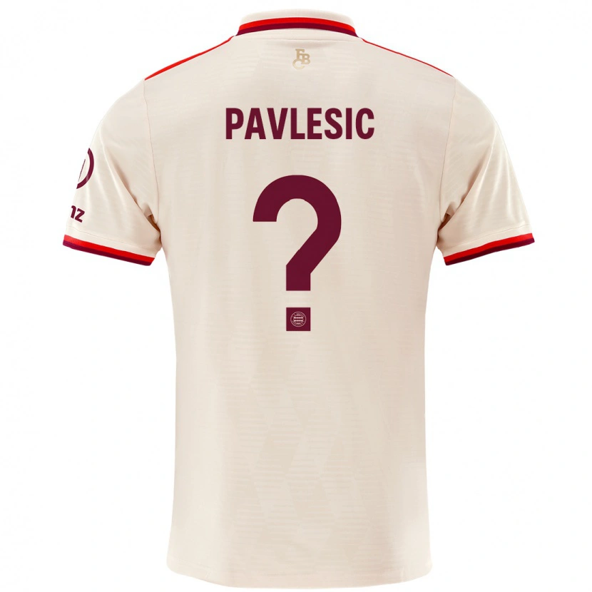 Danxen Dame Anthony Pavlesic #0 Sengetøy Tredje Sett Drakt Trøye 2024/25 Skjorter T-Skjorte