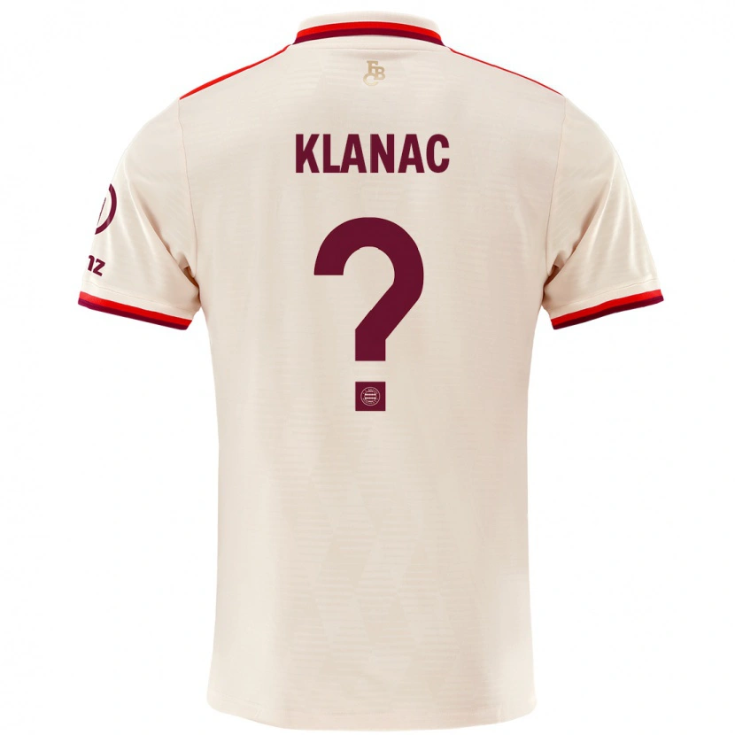 Danxen Dame Leon Klanac #0 Sengetøy Tredje Sett Drakt Trøye 2024/25 Skjorter T-Skjorte