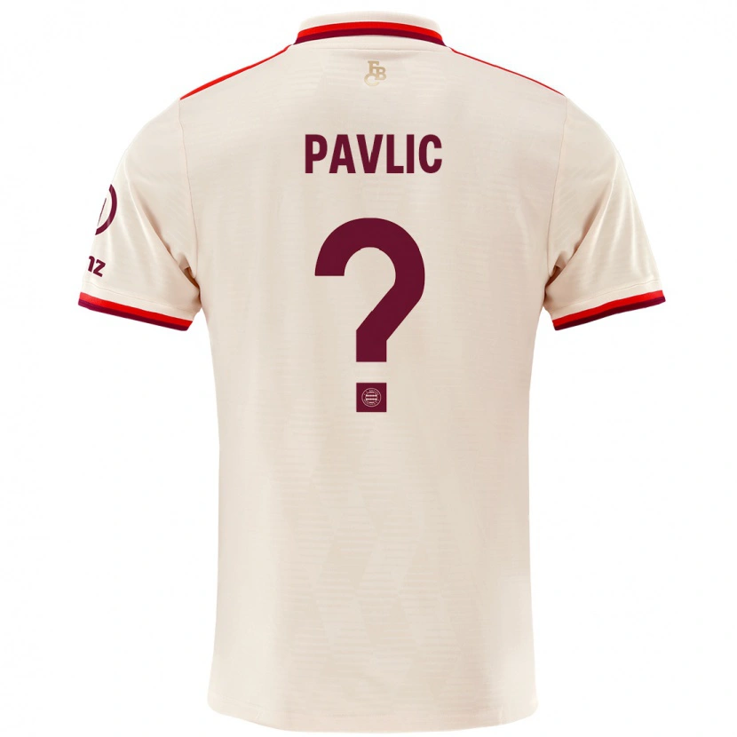 Danxen Dame Raphael Pavlic #0 Sengetøy Tredje Sett Drakt Trøye 2024/25 Skjorter T-Skjorte
