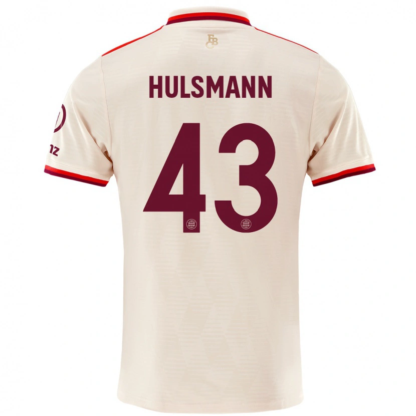 Danxen Dame Tom Hülsmann #43 Sengetøy Tredje Sett Drakt Trøye 2024/25 Skjorter T-Skjorte