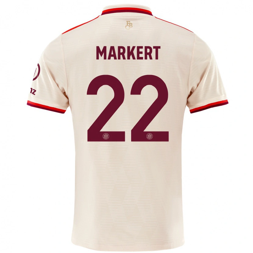 Danxen Dame Leon Markert #22 Sengetøy Tredje Sett Drakt Trøye 2024/25 Skjorter T-Skjorte