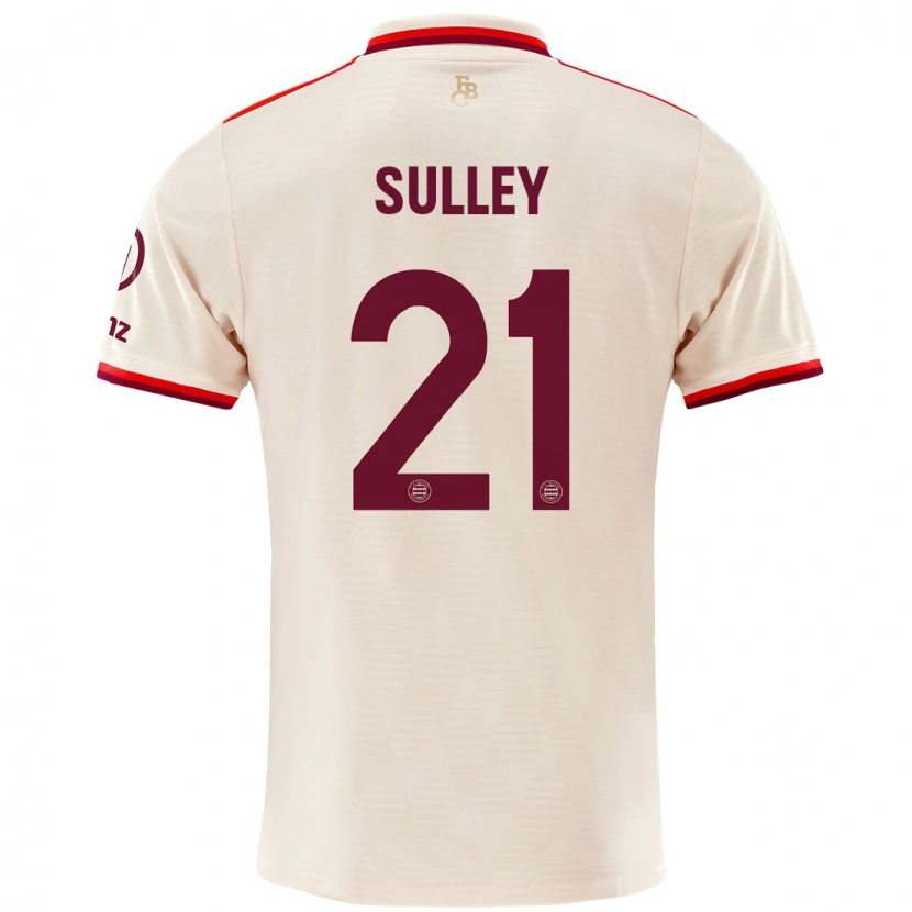 Danxen Dame Williams Baffour Sulley #21 Sengetøy Tredje Sett Drakt Trøye 2024/25 Skjorter T-Skjorte