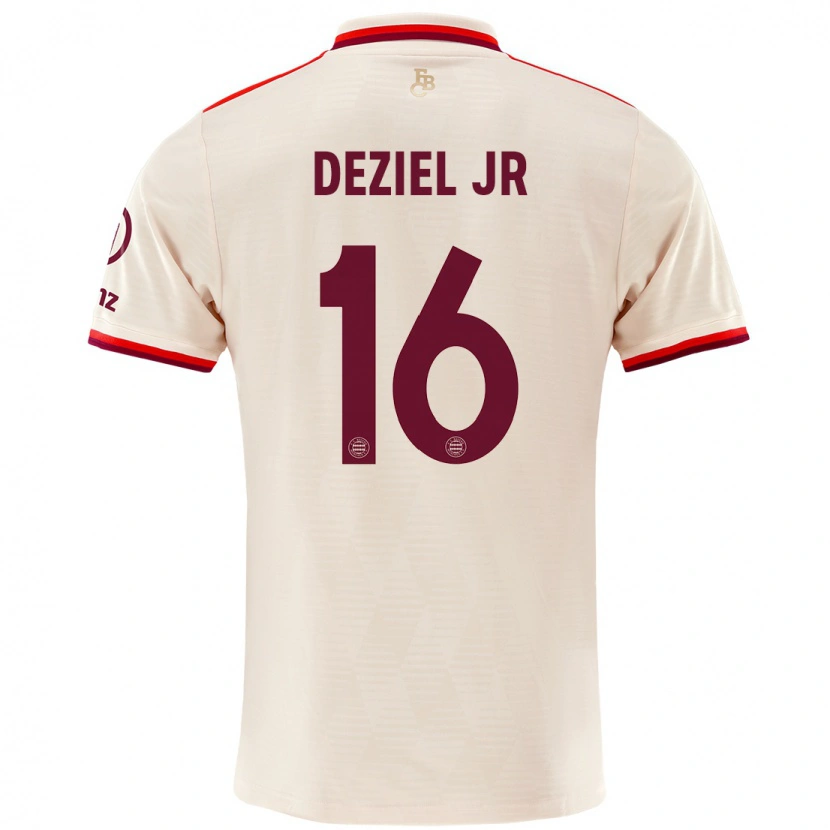 Danxen Dame Robert Deziel Jr #16 Sengetøy Tredje Sett Drakt Trøye 2024/25 Skjorter T-Skjorte