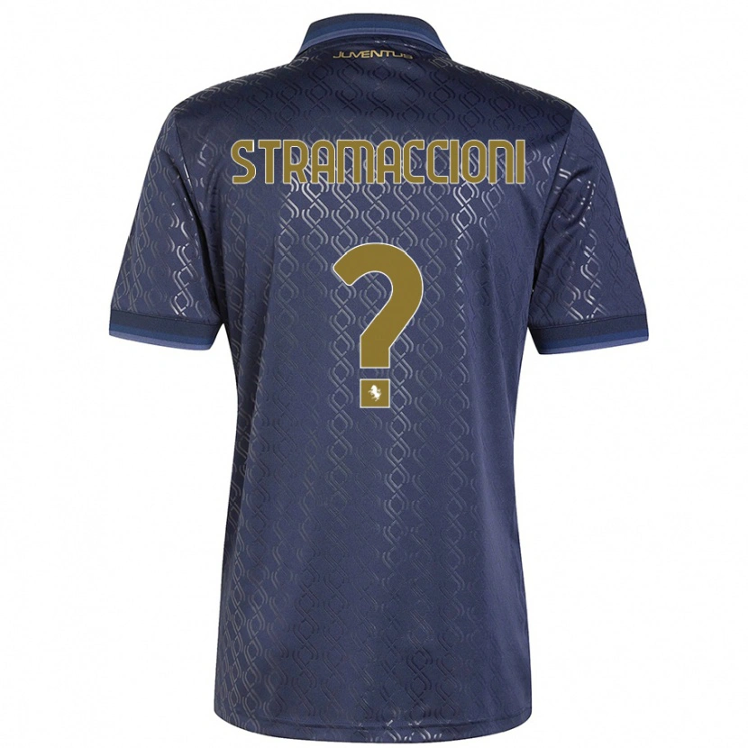 Danxen Dame Diego Stramaccioni #0 Marineblå Tredje Sett Drakt Trøye 2024/25 Skjorter T-Skjorte
