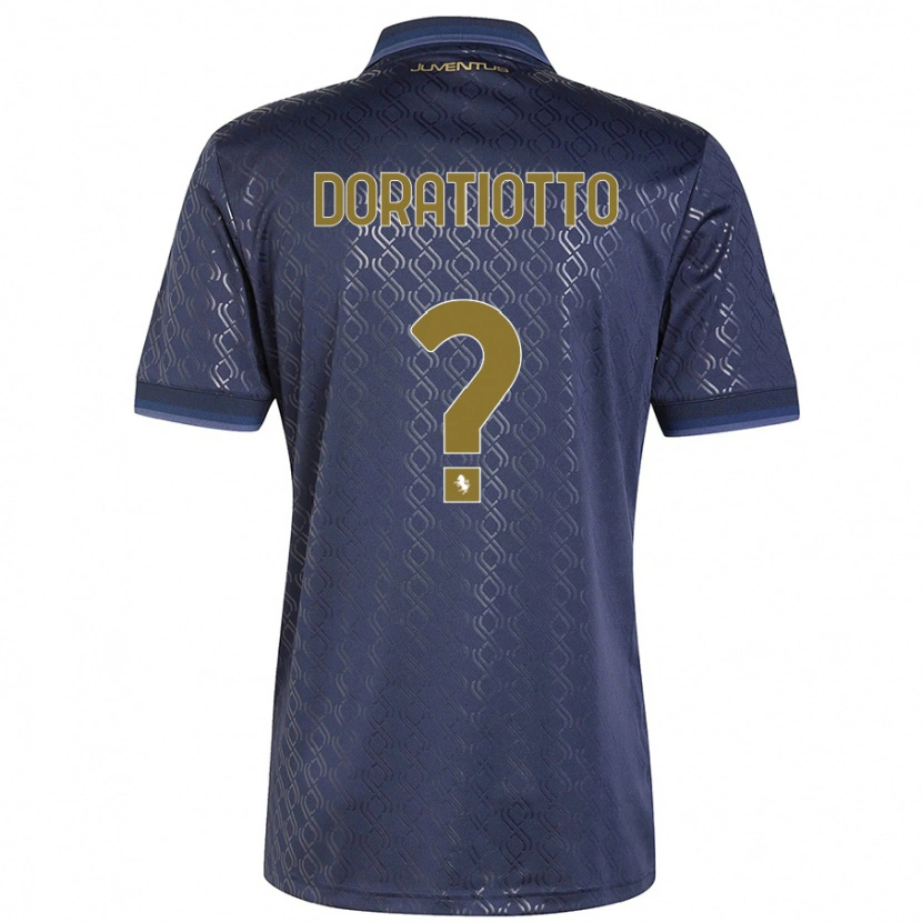 Danxen Dame Giulio Doratiotto #0 Marineblå Tredje Sett Drakt Trøye 2024/25 Skjorter T-Skjorte