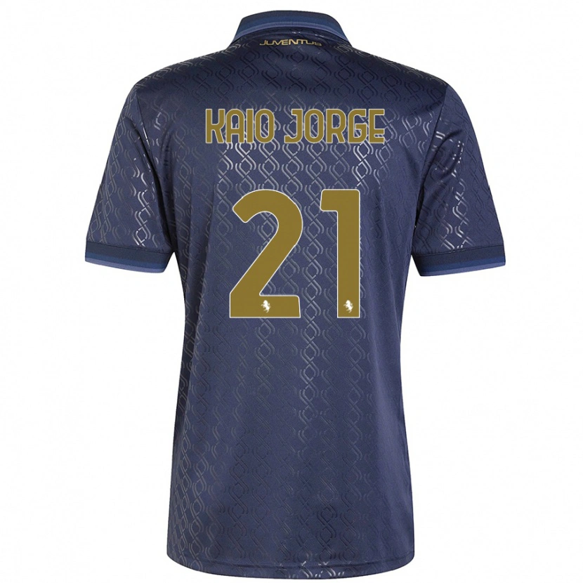 Danxen Dame Kaio Jorge #21 Marineblå Tredje Sett Drakt Trøye 2024/25 Skjorter T-Skjorte