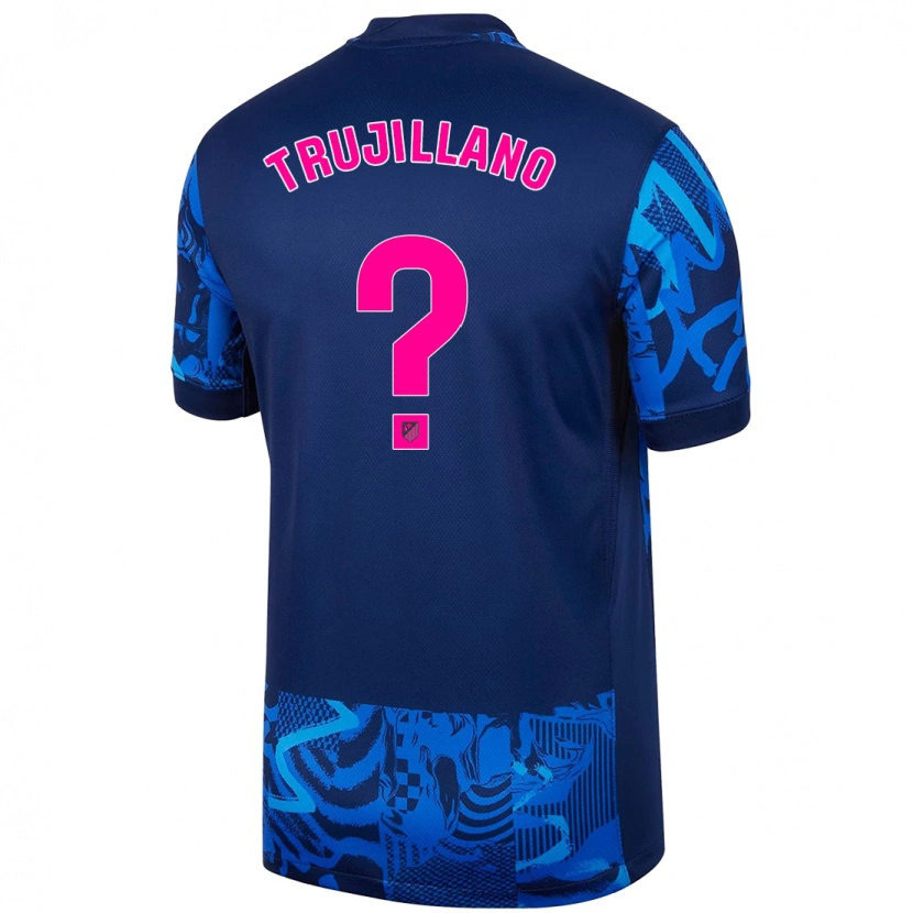 Danxen Dame Guillermo Trujillano #0 Kongeblå Tredje Sett Drakt Trøye 2024/25 Skjorter T-Skjorte