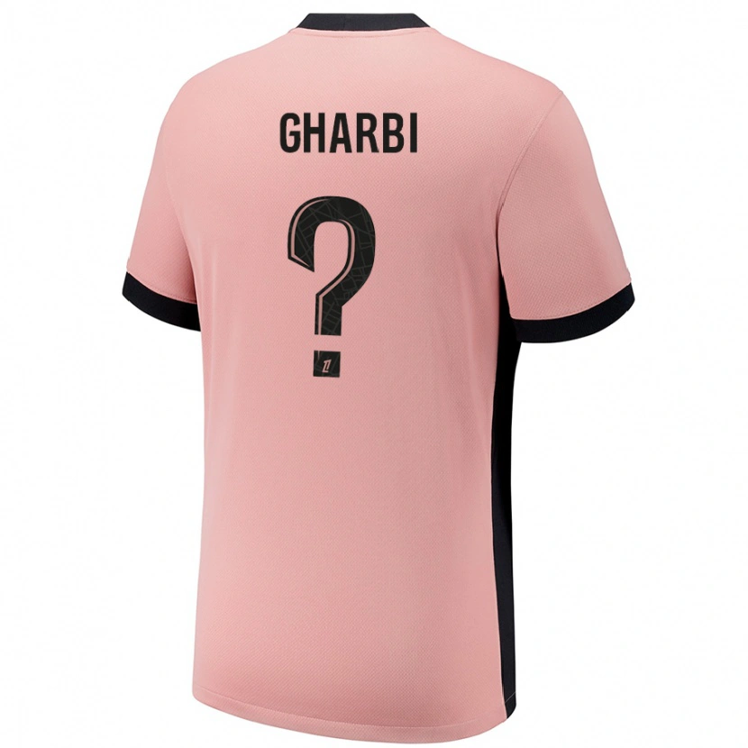 Danxen Dame Ismaël Gharbi #0 Rust Rosa Tredje Sett Drakt Trøye 2024/25 Skjorter T-Skjorte