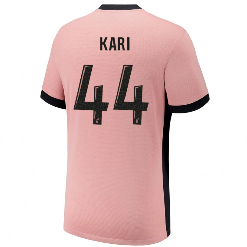 Danxen Dame Ayman Kari #44 Rust Rosa Tredje Sett Drakt Trøye 2024/25 Skjorter T-Skjorte
