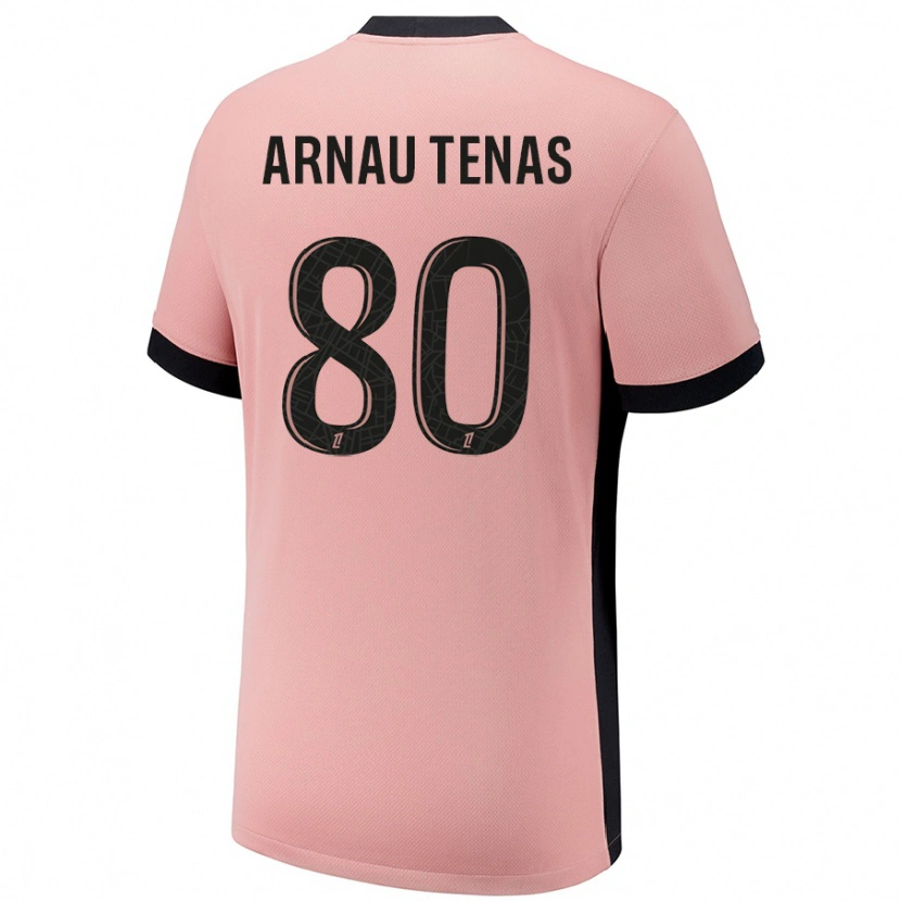 Danxen Dame Arnau Tenas #80 Rust Rosa Tredje Sett Drakt Trøye 2024/25 Skjorter T-Skjorte
