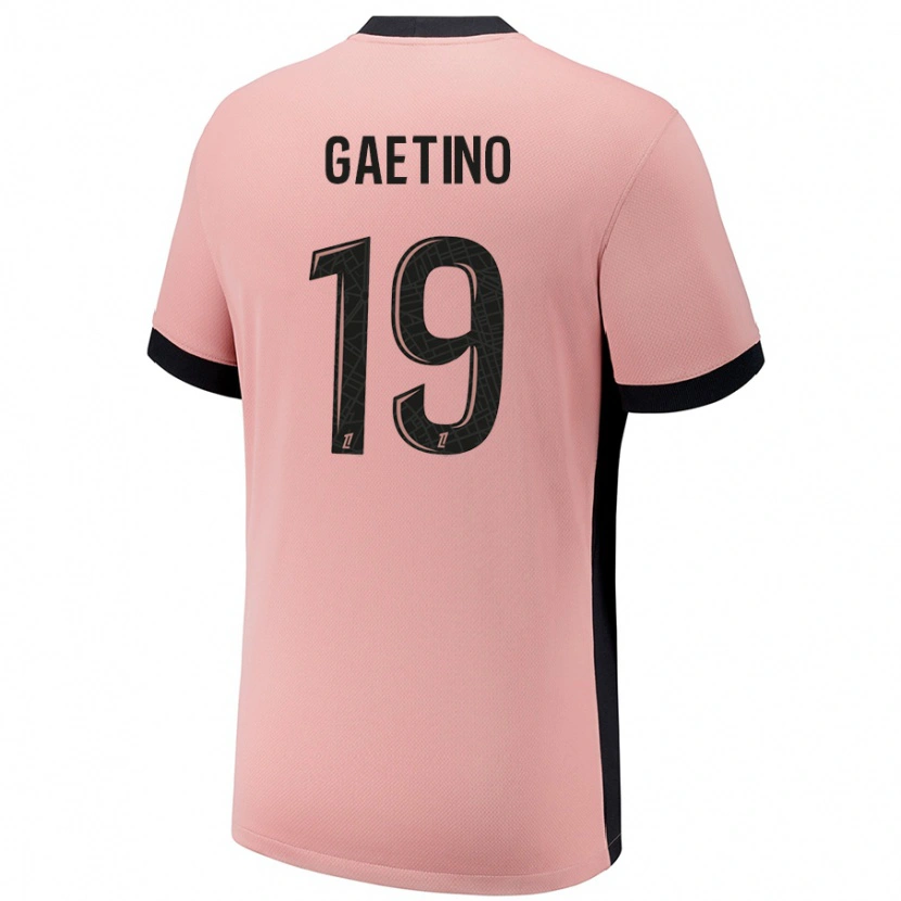 Danxen Dame Eva Gaetino #19 Rust Rosa Tredje Sett Drakt Trøye 2024/25 Skjorter T-Skjorte