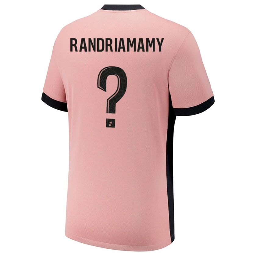 Danxen Dame Mathyas Randriamamy #0 Rust Rosa Tredje Sett Drakt Trøye 2024/25 Skjorter T-Skjorte