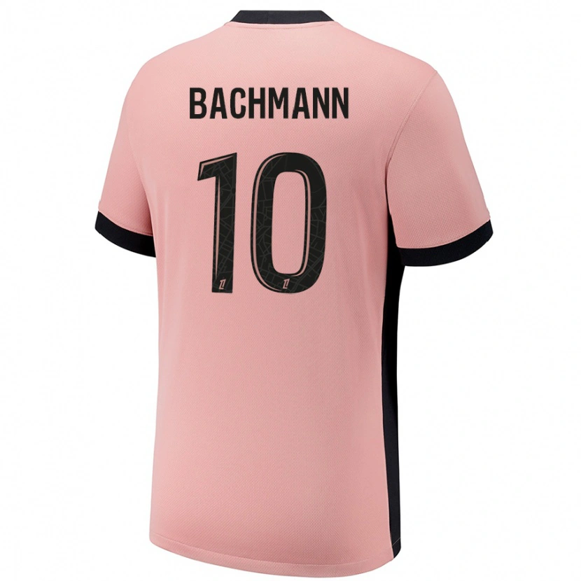 Danxen Dame Ramona Bachmann #10 Rust Rosa Tredje Sett Drakt Trøye 2024/25 Skjorter T-Skjorte