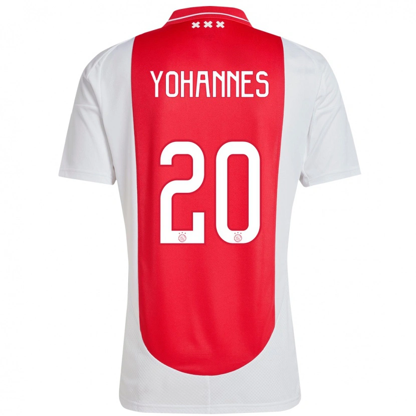Danxen Barn Lily Yohannes #20 Rød Hvit Hjemmetrøye Drakt Trøye 2024/25 Skjorter T-Skjorte