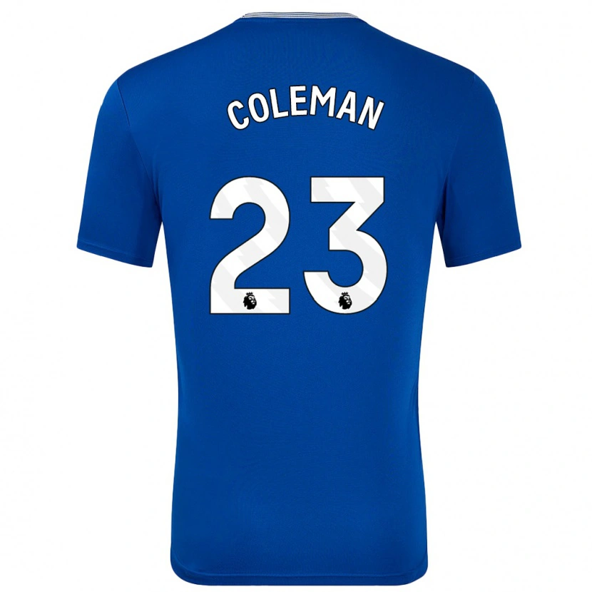 Danxen Barn Séamus Coleman #23 Blå Med Hjemmetrøye Drakt Trøye 2024/25 Skjorter T-Skjorte