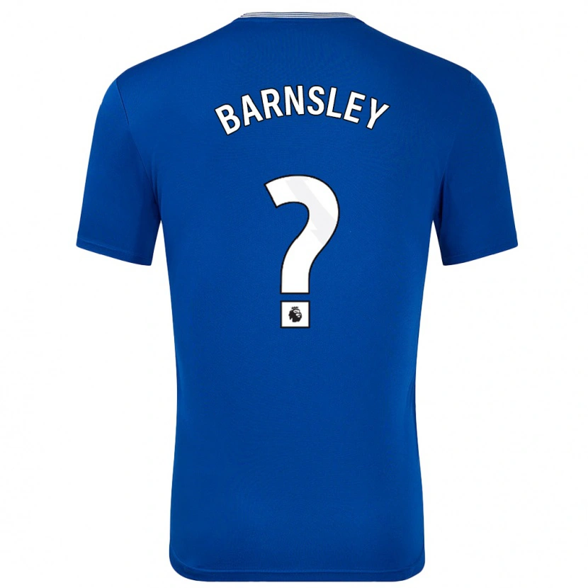 Danxen Barn Fraser Barnsley #0 Blå Med Hjemmetrøye Drakt Trøye 2024/25 Skjorter T-Skjorte