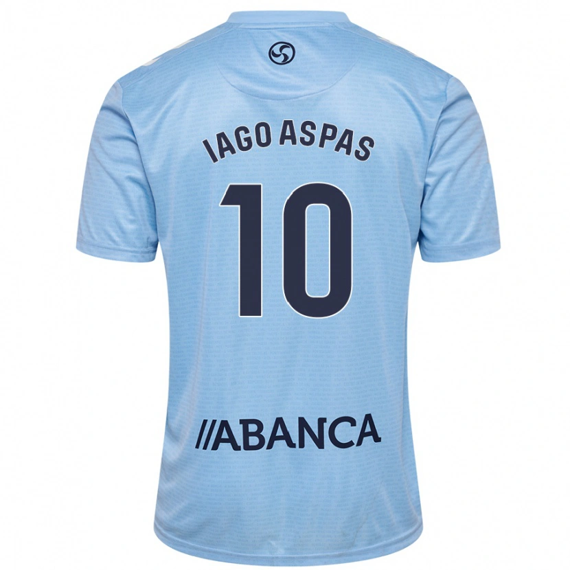 Danxen Barn Iago Aspas #10 Himmelblå Hjemmetrøye Drakt Trøye 2024/25 Skjorter T-Skjorte