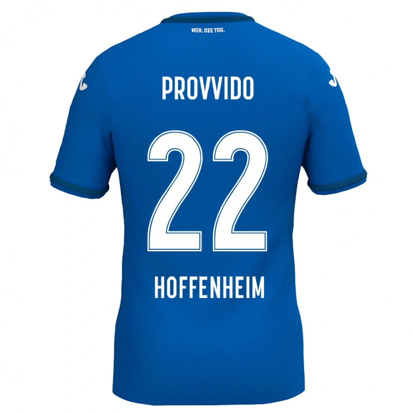 Danxen Barn Luca Provvido #22 Kongeblå Hjemmetrøye Drakt Trøye 2024/25 Skjorter T-Skjorte
