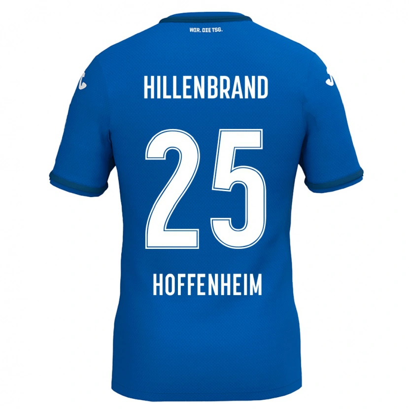 Danxen Barn Jack Hillenbrand #25 Kongeblå Hjemmetrøye Drakt Trøye 2024/25 Skjorter T-Skjorte