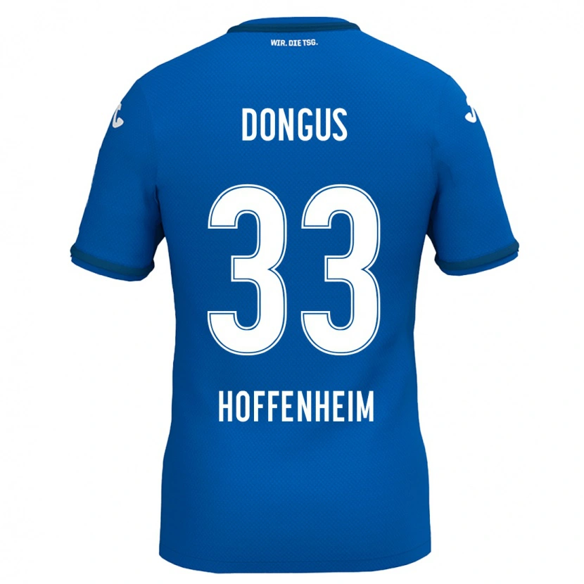 Danxen Barn Fabienne Dongus #33 Kongeblå Hjemmetrøye Drakt Trøye 2024/25 Skjorter T-Skjorte