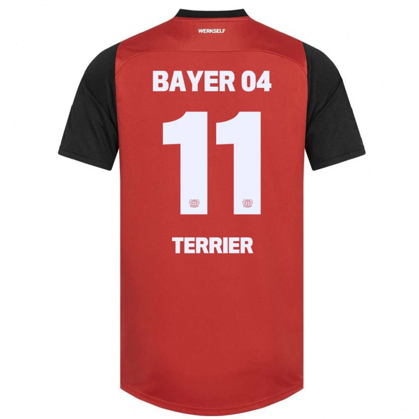 Danxen Barn Martin Terrier #11 Rød Svart Hjemmetrøye Drakt Trøye 2024/25 Skjorter T-Skjorte