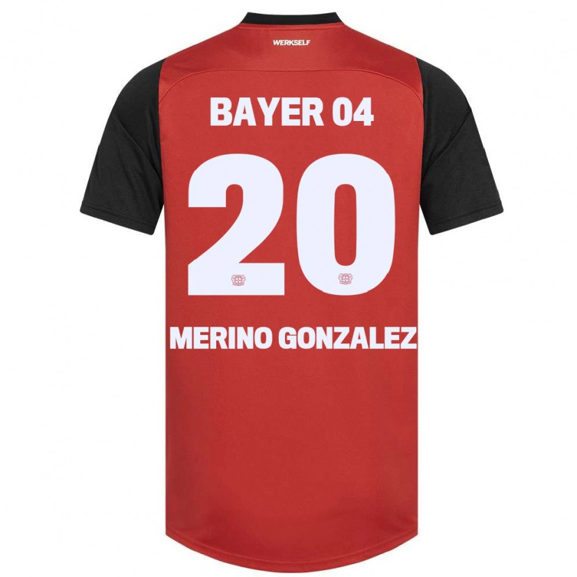 Danxen Barn Estrella Merino Gonzalez #20 Rød Svart Hjemmetrøye Drakt Trøye 2024/25 Skjorter T-Skjorte