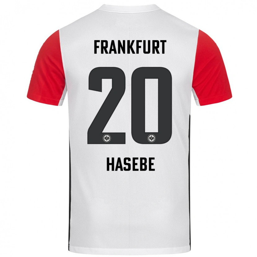 Danxen Barn Makoto Hasebe #20 Hvit Rød Hjemmetrøye Drakt Trøye 2024/25 Skjorter T-Skjorte