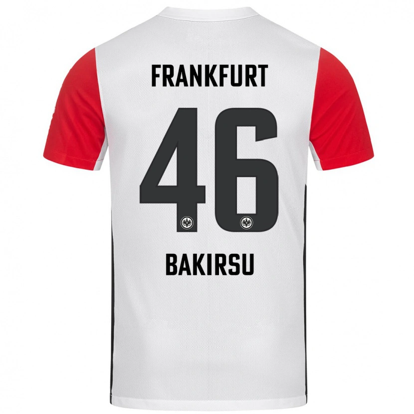 Danxen Barn Hüseyin Bakirsu #46 Hvit Rød Hjemmetrøye Drakt Trøye 2024/25 Skjorter T-Skjorte