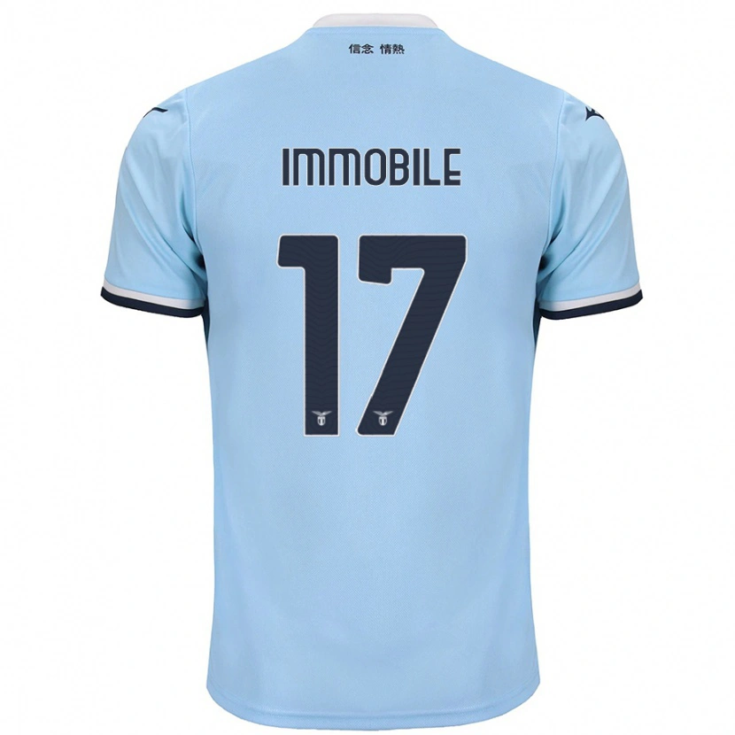 Danxen Barn Ciro Immobile #17 Blå Hjemmetrøye Drakt Trøye 2024/25 Skjorter T-Skjorte